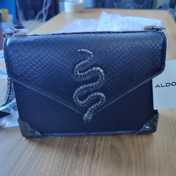 Aldo Pippirx Womens CrossBody Bag Black - Picture 5 of 12